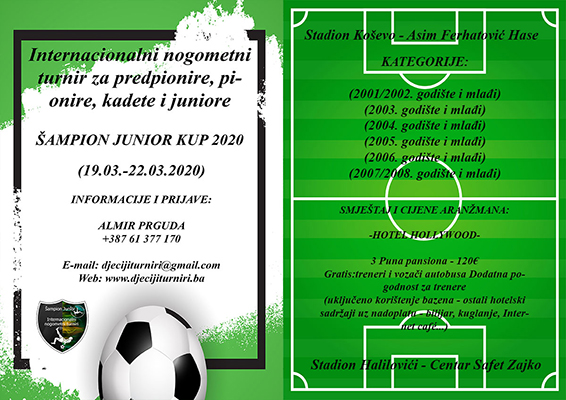 Šampion Junior Kup 2020